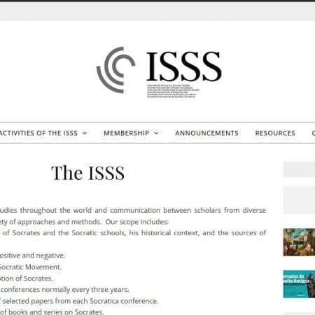 thumbnail image of ISSS website front page